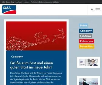 Sma-Sunny.com(Der SMA Corporate Blog) Screenshot