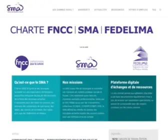 Sma-SYndicat.org(Syndicat des Musiques Actuelles) Screenshot