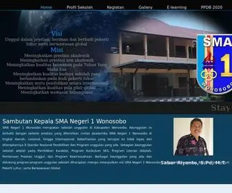 Sma1Wonosobo.sch.id(SMA Negeri 1 Wonosobo) Screenshot