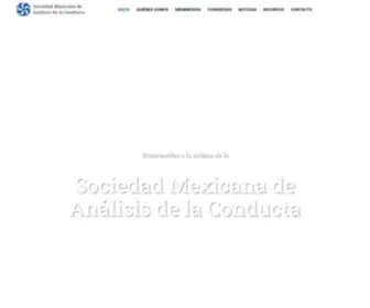 Smac.org.mx(Sociedad Mexicana de Análisis de la Conducta) Screenshot