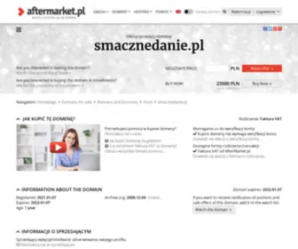 Smacznedanie.pl(Cena domeny: 23500 PLN (do negocjacji)) Screenshot