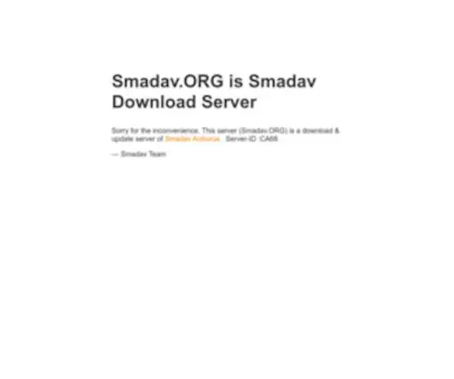 Smadav.org(Smadav Download Server) Screenshot