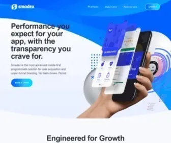 Smadex.com(DSP Engineered for Growth) Screenshot