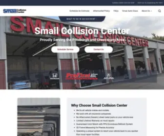 Smailcollisioncenter.com(Auto Body Repair in Greensburg) Screenshot