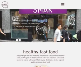 Smakfastfood.com(Healthy Fast Food) Screenshot