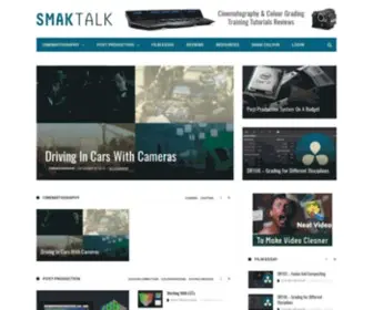 Smaktalk.ca(Learning Cinematography & Colour Grading Training Tutorials) Screenshot