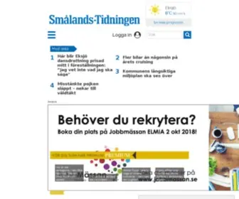 Smalandstidningen.se(Startsidan) Screenshot