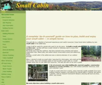 Small-Cabin.com(Small Cabin) Screenshot