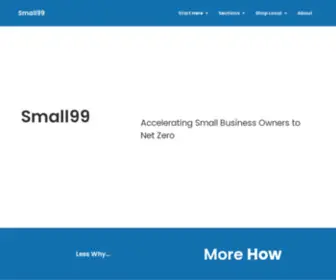 Small99.co.uk(Net Zero for Small Business) Screenshot