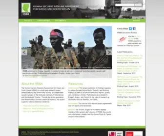 Smallarmssurveysudan.org(HSBA for Sudan and South Sudan) Screenshot