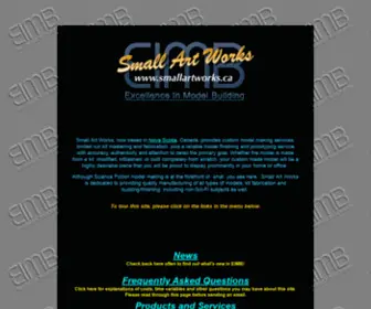 Smallartworks.ca(Small Art Works (EIMB)) Screenshot