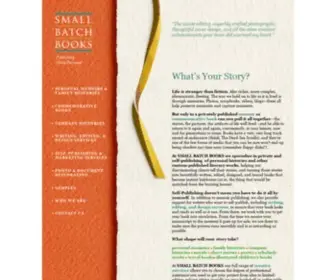 Smallbatchbooks.com(Small Batch Books) Screenshot