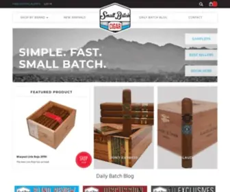 Smallbatchcigar.com(Best Online Cigar Shopping Experience Around) Screenshot