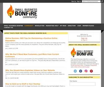 Smallbizbonfire.com(Small Business Bonfire Online Store) Screenshot