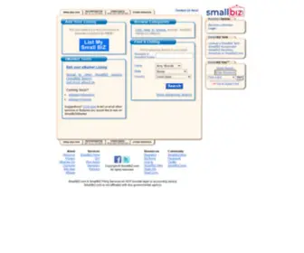Smallbizemarket.com(Your Small Business Marketplace) Screenshot