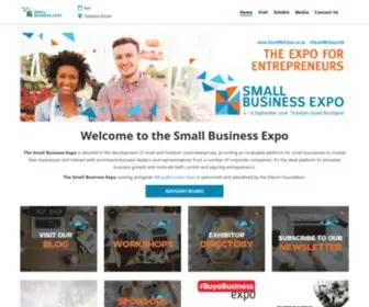 Smallbizexpo.co.za(The Small Business Expo) Screenshot