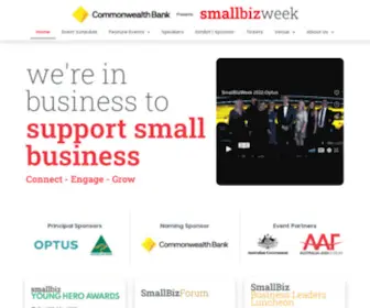 Smallbizweek.com.au(SmallBizWeekWe're in business to grow small business) Screenshot