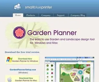 Smallblueprinter.com(Home of Garden Planner) Screenshot