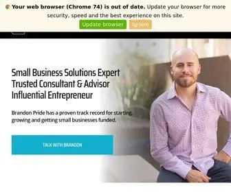 Smallbusiness101.com(Brandon Pride) Screenshot