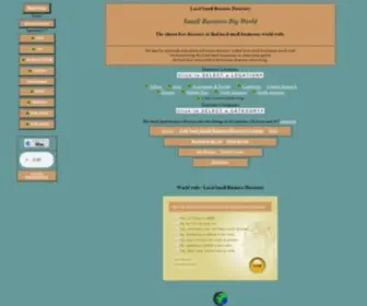 Smallbusinessbigworld.com(Small Business Directory) Screenshot