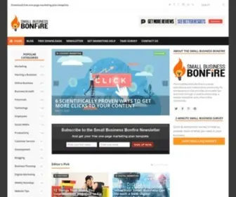 Smallbusinessbonfire.com(Small Business Bonfire) Screenshot