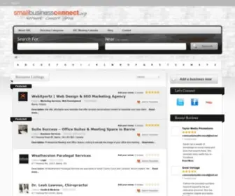 Smallbusinessconnect.ca(Small Business Connect) Screenshot