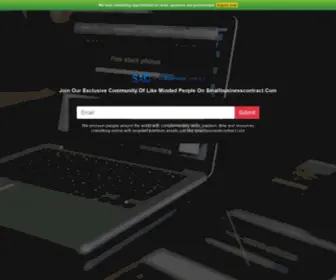 Smallbusinesscontract.com(Web site created using create) Screenshot
