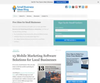 Smallbusinessideasblog.com(Small Business Ideas Blog) Screenshot