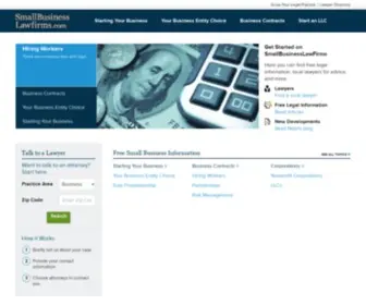 Smallbusinesslawfirms.com(Small Business) Screenshot