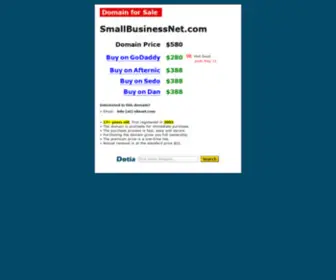 Smallbusinessnet.com(Kan worden gekocht) Screenshot