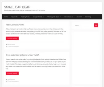 Smallcapbear.com(Home Home) Screenshot