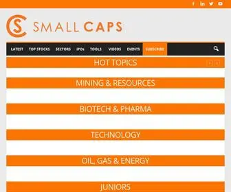 Smallcaps.ca(Small Caps) Screenshot