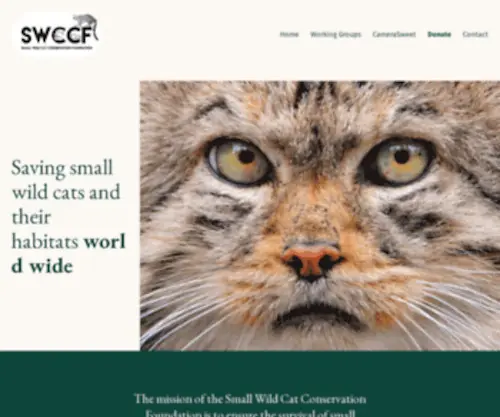 Smallcats.org(Small Cat Conservation Alliance) Screenshot