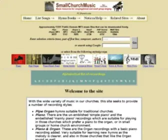 Smallchurchmusic3.com(Music) Screenshot