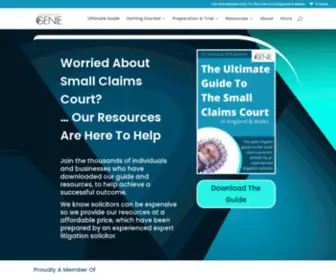 Smallclaimscourtgenie.co.uk(Small Claims Court Genie) Screenshot