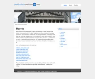 Smallclaimscourthouse.com(Small Claims Courthouse) Screenshot