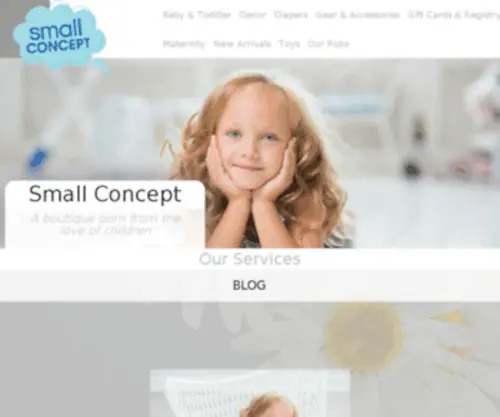 Smallconcept.com(Designer Kids Clothes) Screenshot