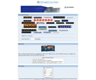 Smallcounter.com(Free web counter) Screenshot