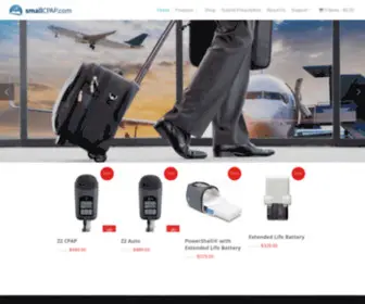 SmallcPap.com(The Travel CPAP Experts) Screenshot