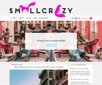 Smallcrazy.com(A colourful and quirky travel blog) Screenshot