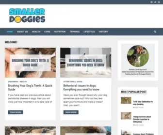 Smallerdoggies.com(Smaller Doggies) Screenshot