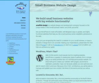 Smallfish-Design.com(Small Business Website Design) Screenshot