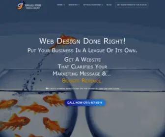 Smallfishmediagroup.com(Web Design) Screenshot