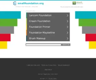 Smallfoundation.org(Smallfoundation) Screenshot