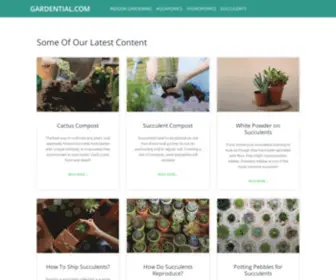 Smallgarden-Ideas.com(Small garden Ideas for indoor small gardens and decorations) Screenshot