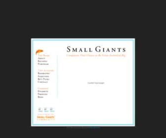 Smallgiantsbook.com(Small Giants) Screenshot