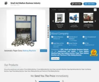 Smallmediumbusinessindia.com(Small And Medium Business Industry) Screenshot