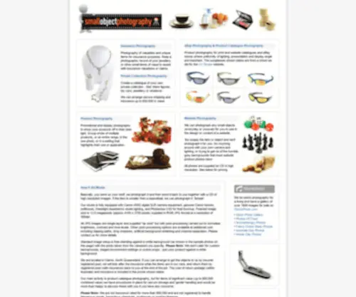 Smallobjects.com.au(Small Object Photography) Screenshot