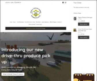 Smallscalefarms.ca(Small Scale Farms) Screenshot