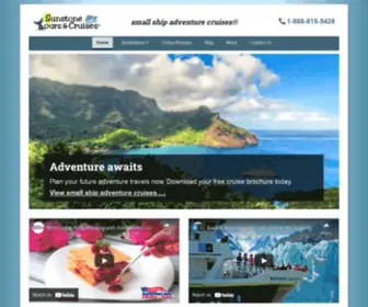 Smallshipadventurecruises.com(Small Ship Adventure Cruises) Screenshot